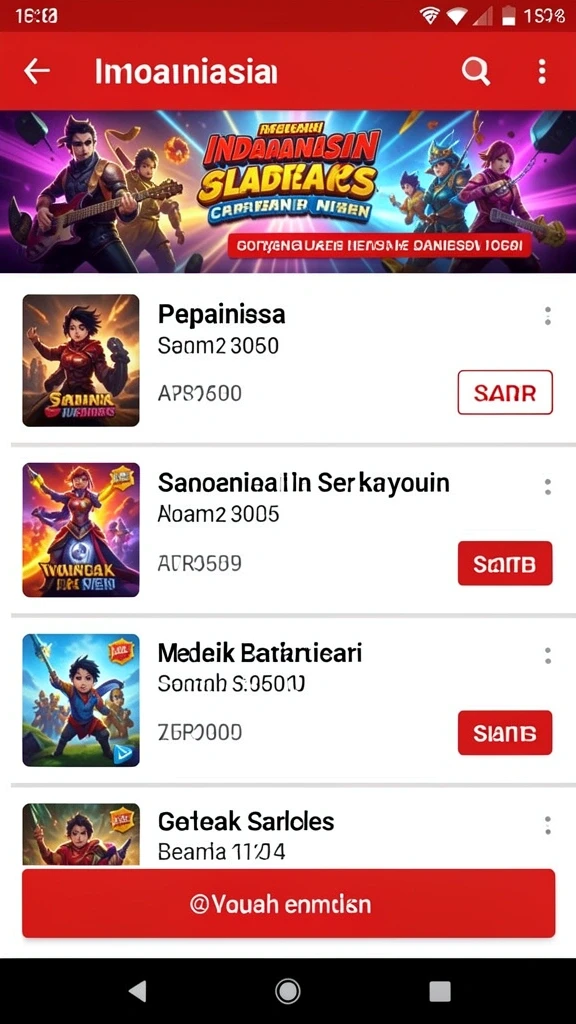 Beragam karakter yang bisa dipilih untuk meningkatkan permainan.