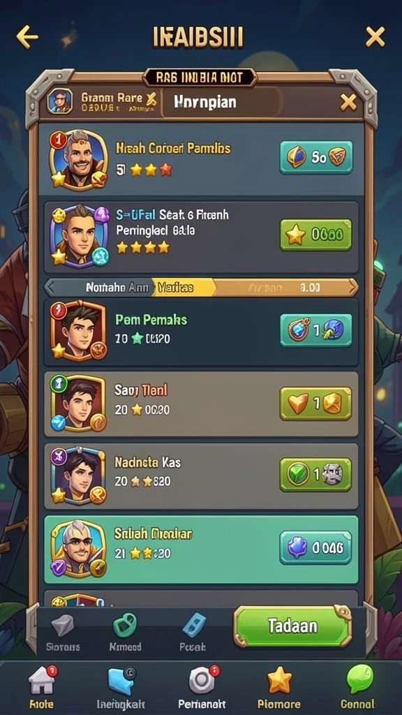 Screenshot aksi mendebarkan di dalam permainan.