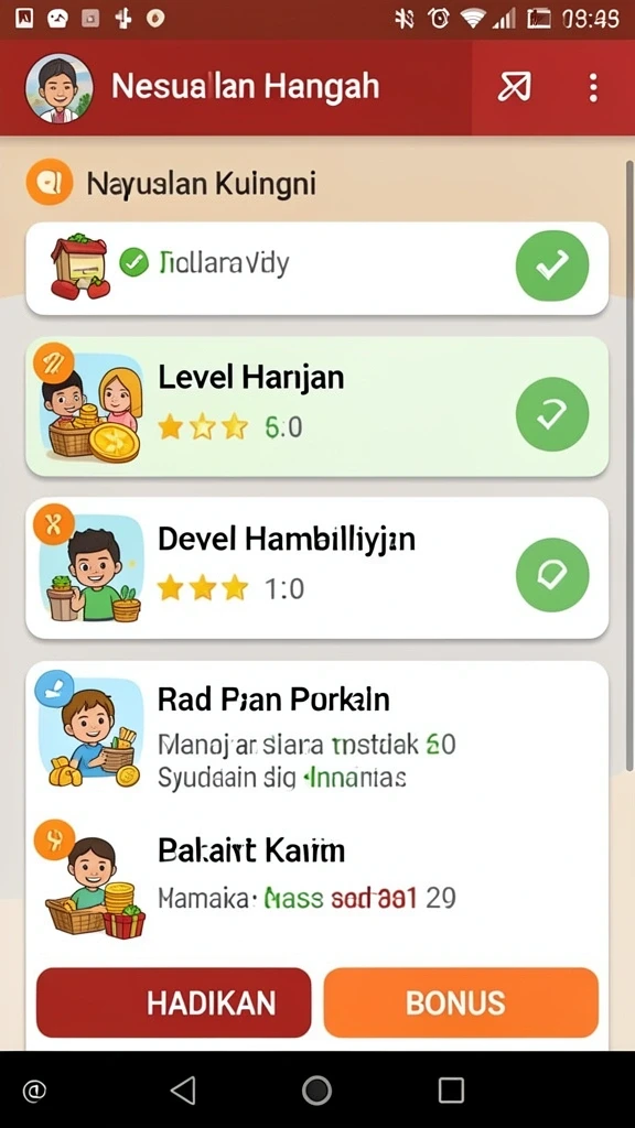 Gameplay yang intuitif dan mudah dipahami.
