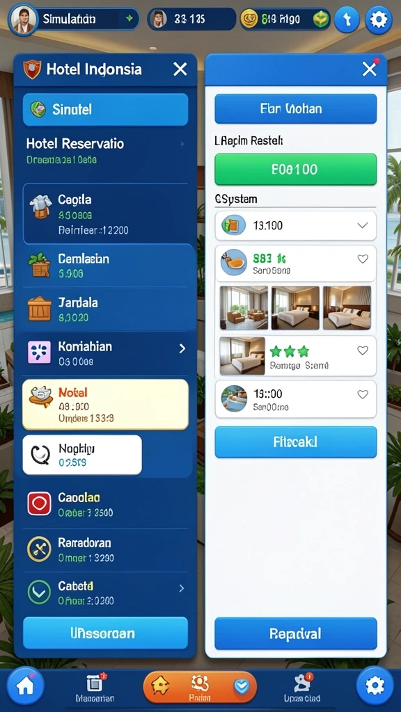 Fitur turnamen dengan hadiah menarik untuk pemain.