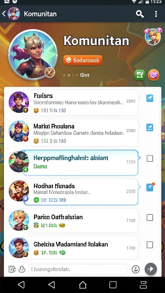 Tampilan level dengan berbagai tantangan menarik dan sulit.