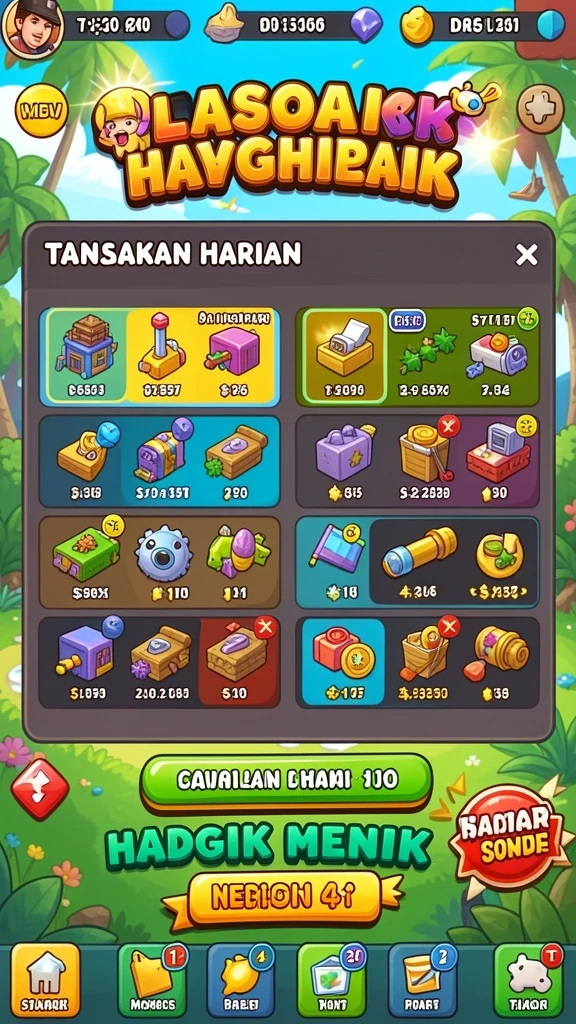 Leaderboard yang memacu semangat kompetisi.