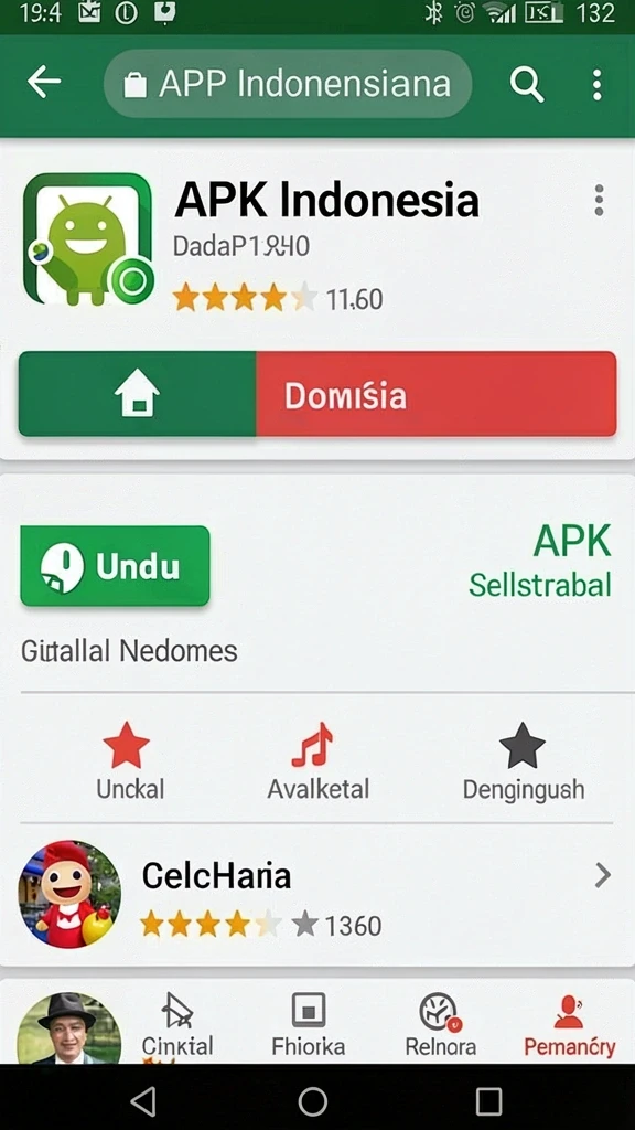Tampilan awal yang menarik dan user-friendly.