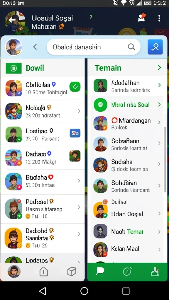 Tampilan antarmuka FC888 yang menarik dan mudah dimengerti.