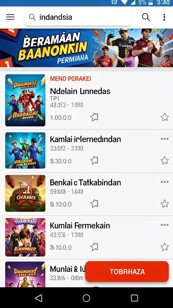Screenshot memperlihatkan tampilan antarmuka permainan yang rapi.