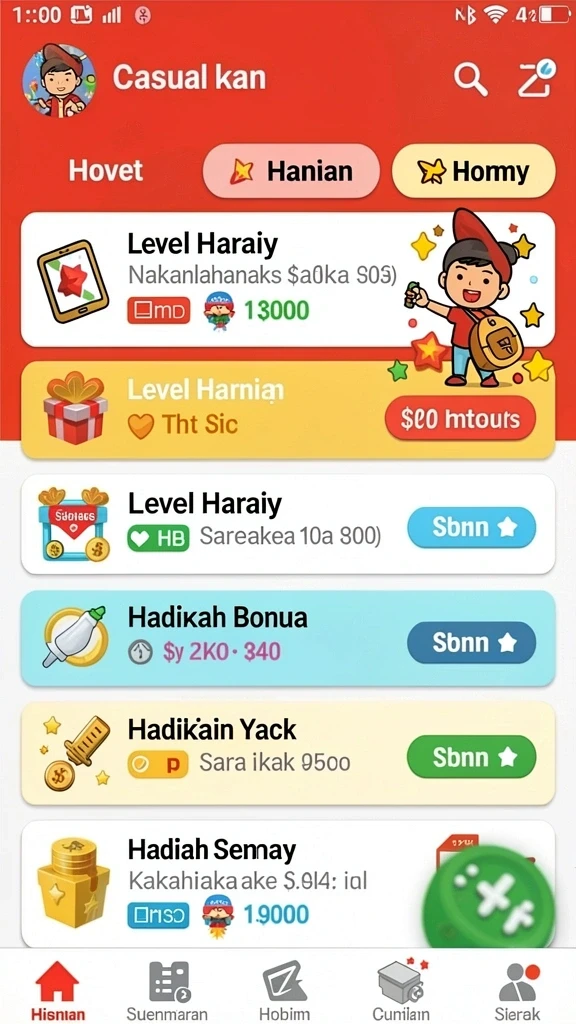 Cuplikan misi menantang yang harus diselesaikan pemain.
