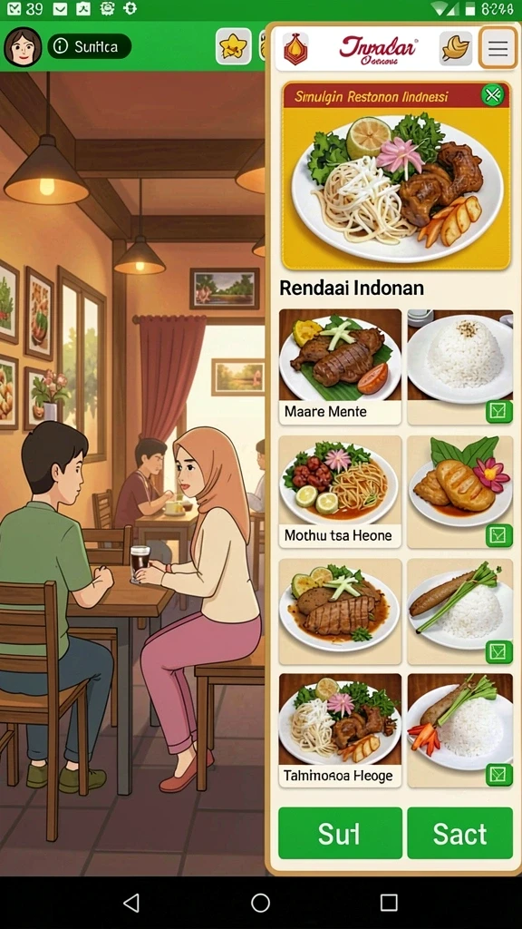 Fitur mode permainan yang beragam dan menantang.