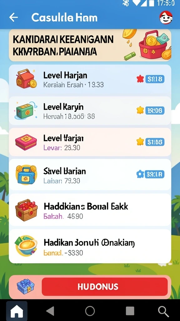 Fitur live dealer untuk pengalaman bermain yang realistis.