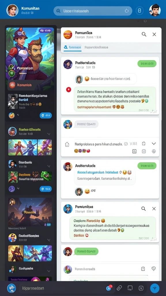 Mode multiplayer memungkinkan interaksi seru dengan teman-teman.