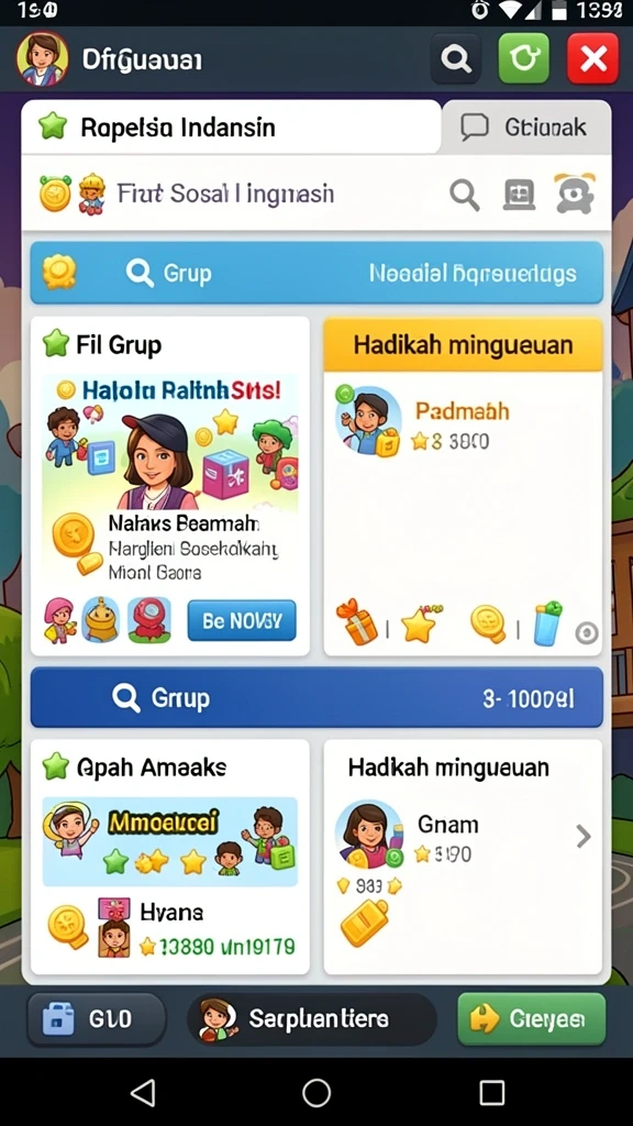 Grafis berkualitas tinggi membuat pengalaman bermain lebih seru.