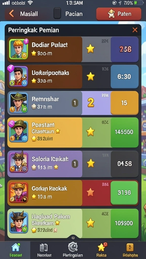 Mode multiplayer yang memungkinkan bersosialisasi dan bersaing.