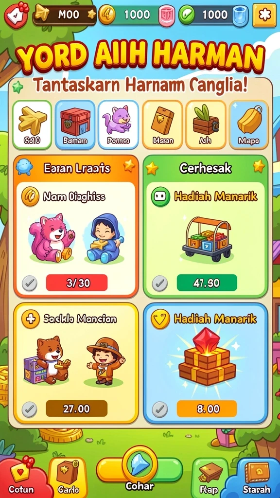 Tampilan antarmuka yang menarik dan mudah dinavigasi.