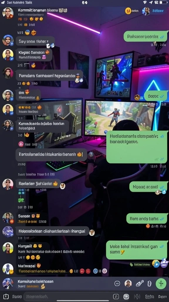 Fitur multiplayer yang memungkinkan bermain bersama teman.