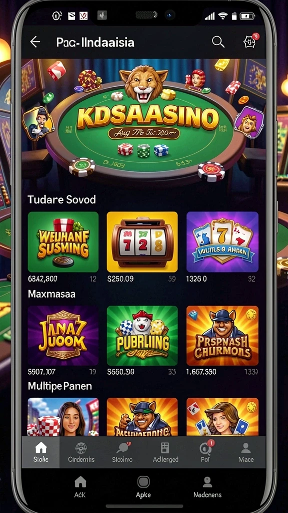 Tampilan antarmuka KOMBO88 yang modern dan intuitif.