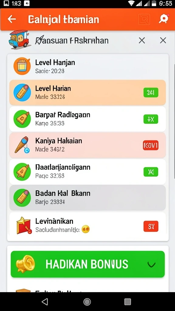 Karakter-karakter unik dengan desain yang kreatif.