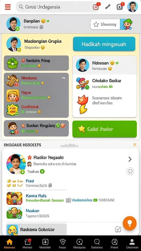 Grafis permainan yang memukau dan interaktif.
