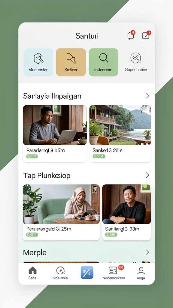 Beragam pilihan permainan yang bisa dipilih.