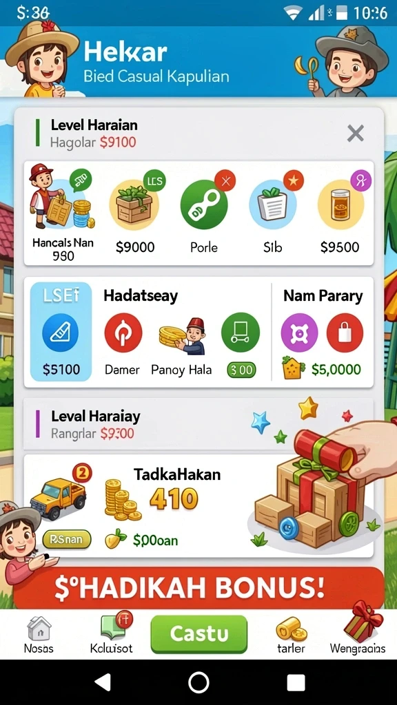 Fitur komunitas untuk berinteraksi dengan pemain lain.