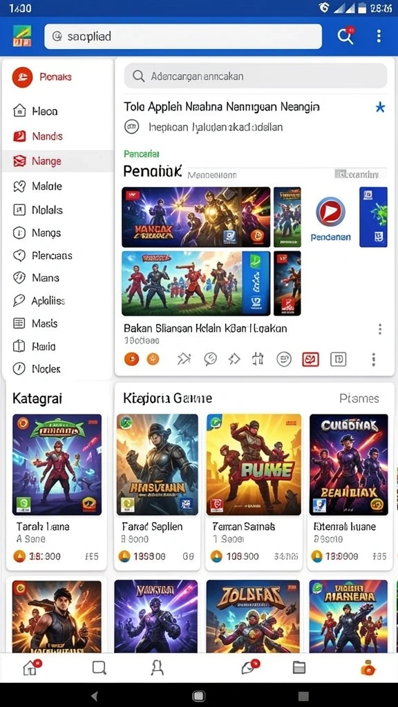 Misi harian yang memberikan reward menarik.