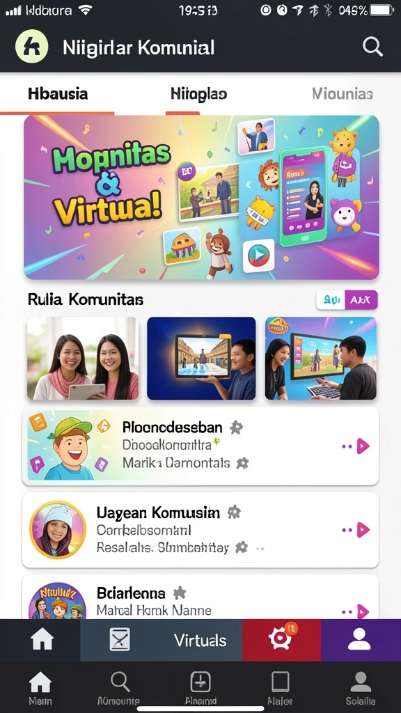 Lintasan balap yang mendebarkan dan menantang.