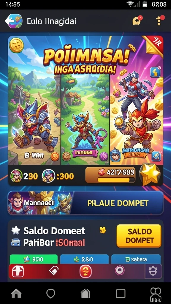 Keberagaman peta dan tantangan di setiap level.