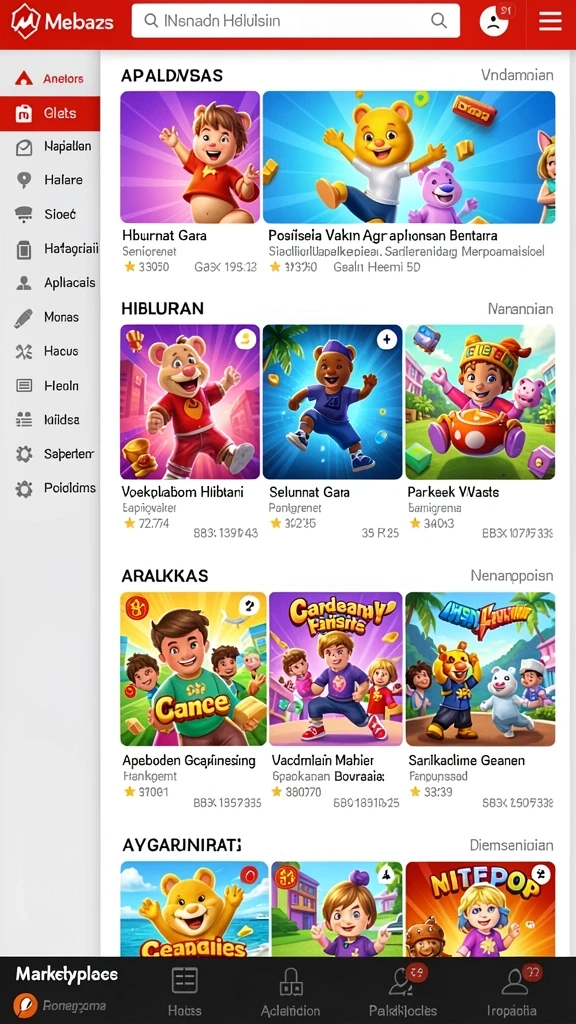 Antarmuka pengguna yang intuitif dan menarik.